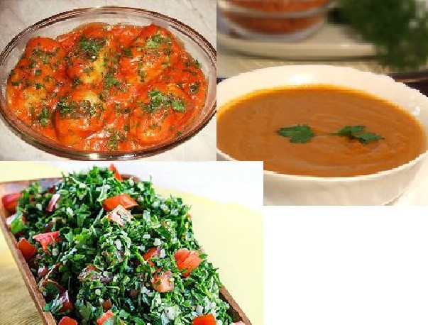 Meniu din Bacataria Marocana