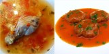 Meniu Ciorba de Pui si Chiftele de Pui cu Sos de Rosii si Busuioc