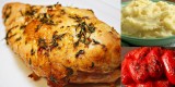 Meniu Piept de Curcan la Cuptor cu Piure de Cartofi si Salata de Ardei Copti