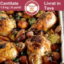 Pui la cuptor cu chorizo si cartofi