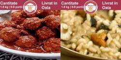 Meniu Chiftele de Porc Marinate si Pilaf cu Ciuperci
