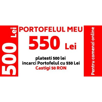 Portofelul meu cu 550 RON