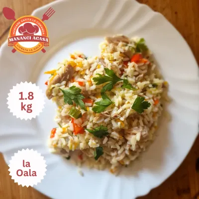 Comanda pilaf cu carne de porc