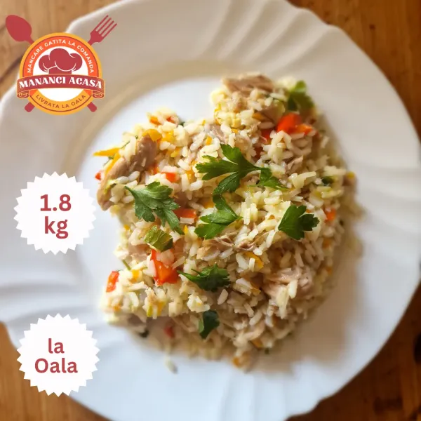 Pilaf cu carne de porc (1.8 kg)
