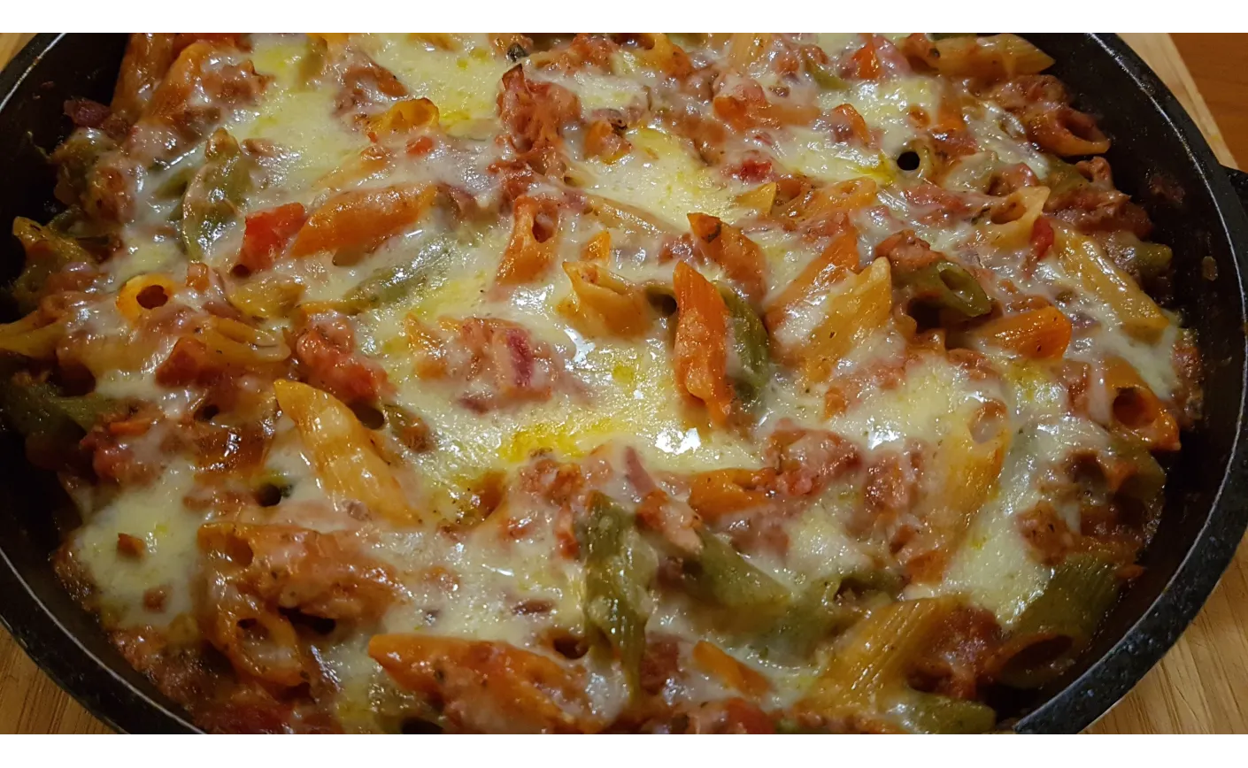 Penne cu Ton la Cuptor